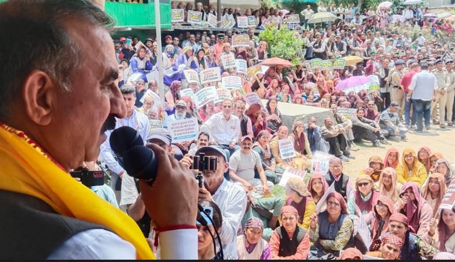 हिमाचल प्रदेश की सम्पदा को लूटने नहीं दूगाः सीएम